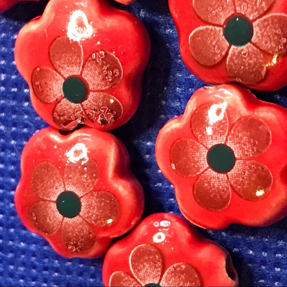 Porcelain flowers